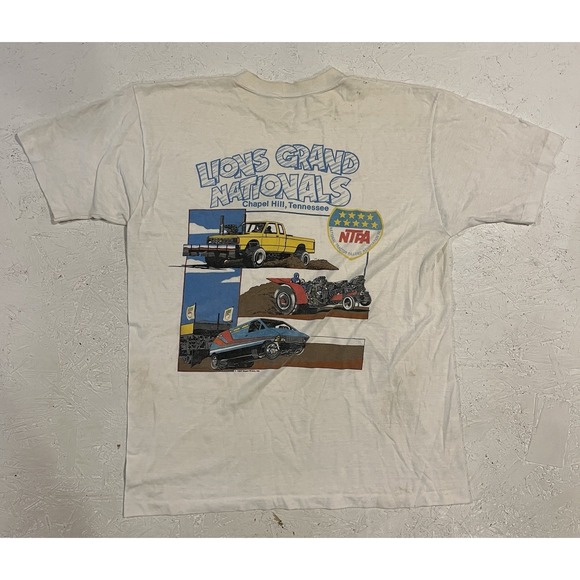 The Unbranded Brand Other - Vintage 1987 NTPA Lions Grand National Tractor Pullers Association Shirt Mens M